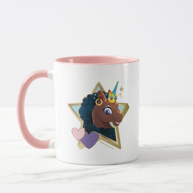 Mug Afro Unicorn étoile magique (Gauche)