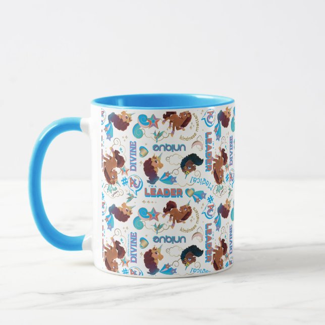 Mug Afro Unicorn Magique autonomiser le Motif (Gauche)