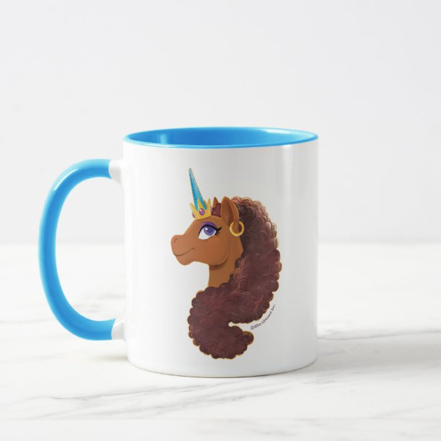 Mug Afro Unicorn | Unique (Gauche)