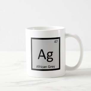 Mug Ag - Chimie Grise Africaine Élément Tableau Périod