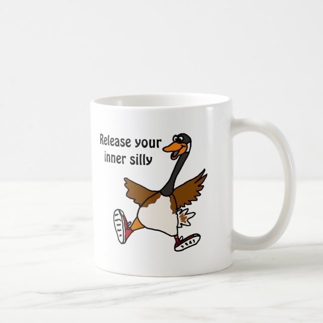Mug AG libérez votre idiot intérieur - oie (Droite)