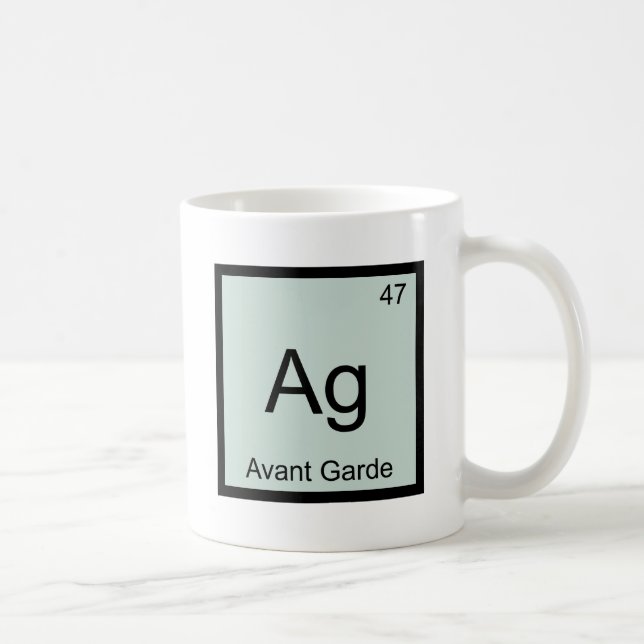 Mug AG - T-shirt de symbole d'élément de chimie (Droite)