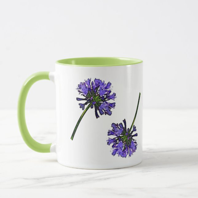 Mug Agapanthe bleu (Gauche)