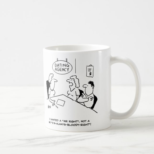 Mug Agence de rencontres - M. Right (Droite)