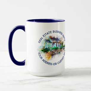 Mug Agence immobilière et raison sociale d'agent