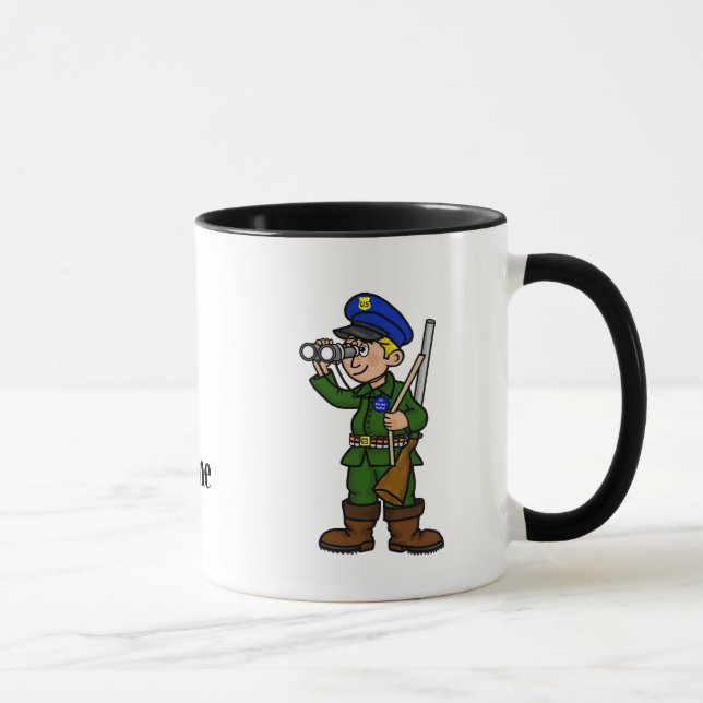 Mug Agent américain de patrouille frontalière avec jum (Droite)