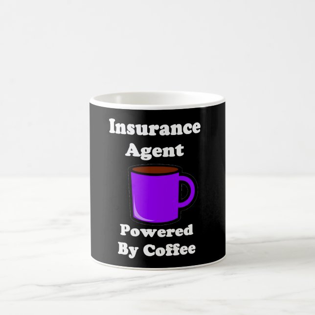 Mug "Agent d'assurance" actionné par le café (Centre)