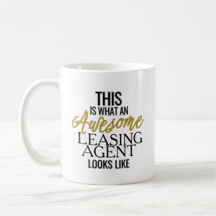 Mug Agent de location génial   Drôle cadeau
