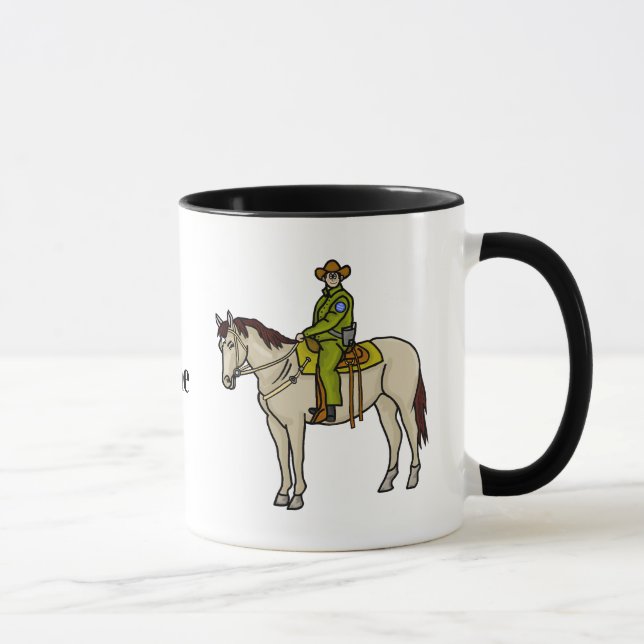 Mug Agent de patrouille frontalière des États-Unis sur (Droite)