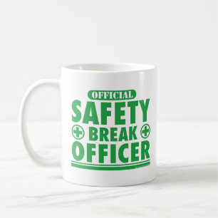 Mug Agent des pauses de sécurité drôle