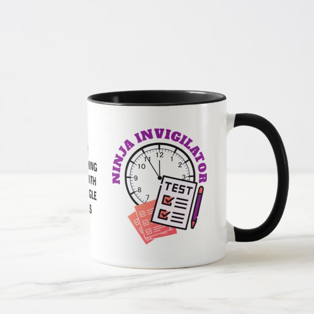 Mug Agent d'examen NINJA INVIGILATOR Enseignant (Droite)