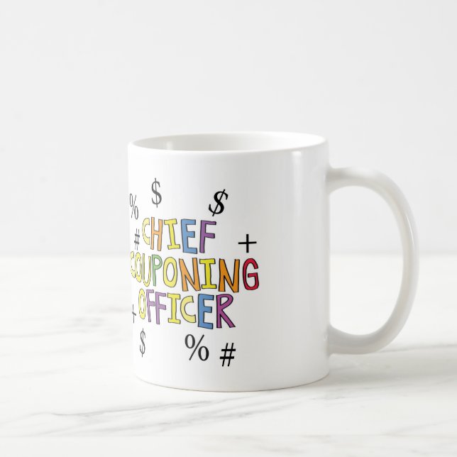 Mug Agent en chef www.GrammarGumbo.com de Couponing (Droite)