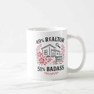 Mug Agent immobilier 49% Agent immobilier 51% Mauvais