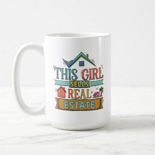 Mug Agent immobilier Cette fille vend des biens immobi