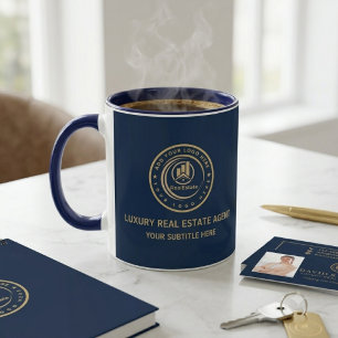 Mug Agent immobilier   Marque de propriété de logo per