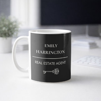 Mug Agent immobilier neutre clé classique