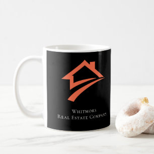 Mug Agent immobilier noir élégant et unique