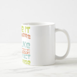 Mug Agissez votre salaire - Un cadeau amusant pour Off