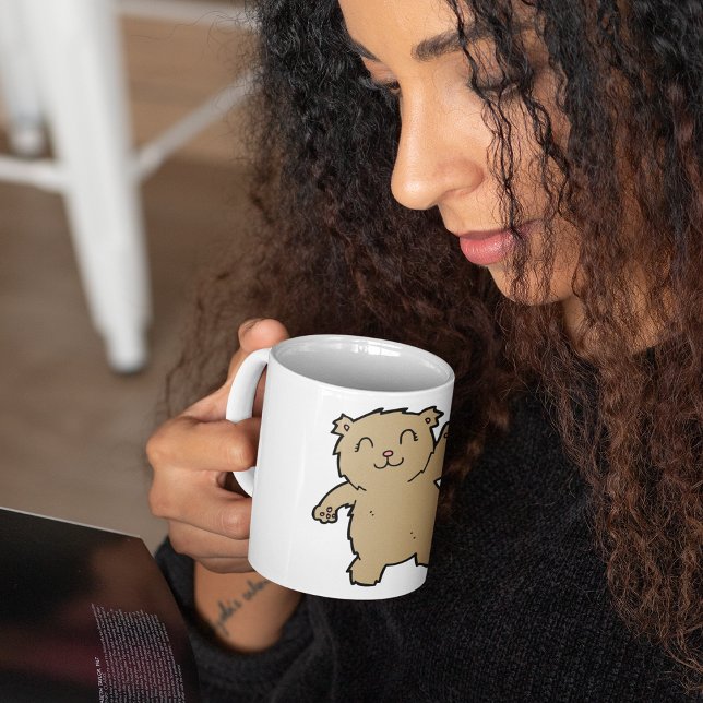 Mug Agiter Adorable Ours Souriant (Créateur téléchargé)