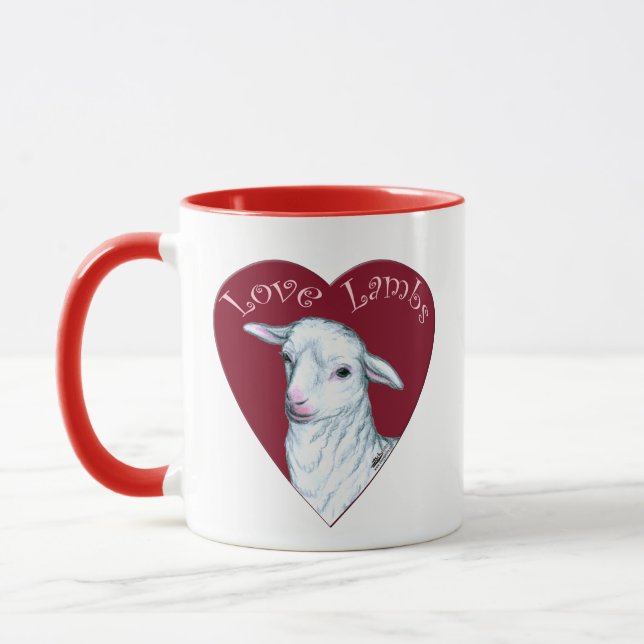 Mug Agneaux d'amour (Gauche)