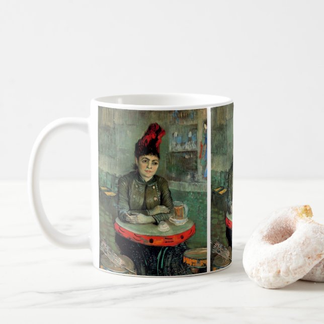 Mug Agostina Segatori, Café du Tambourin par Van Gogh (Avec donut)