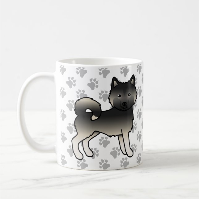 Mug Agouti Malamute d'Alaska Chien Mignon & Pattes (Gauche)