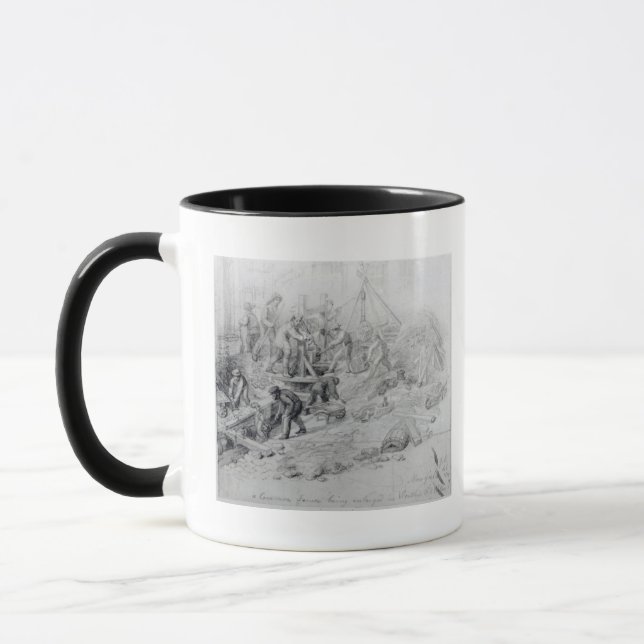 Mug Agrandissement des égouts chez Moorfields, (Gauche)