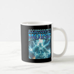 Mug Agressivement humide - Drôle foudre dur Squelette