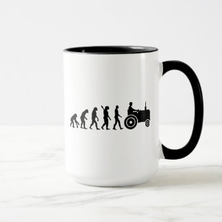 Mug Agriculteur de tracteur d'évolution