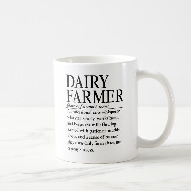 Mug Agriculteur laitier (Droite)