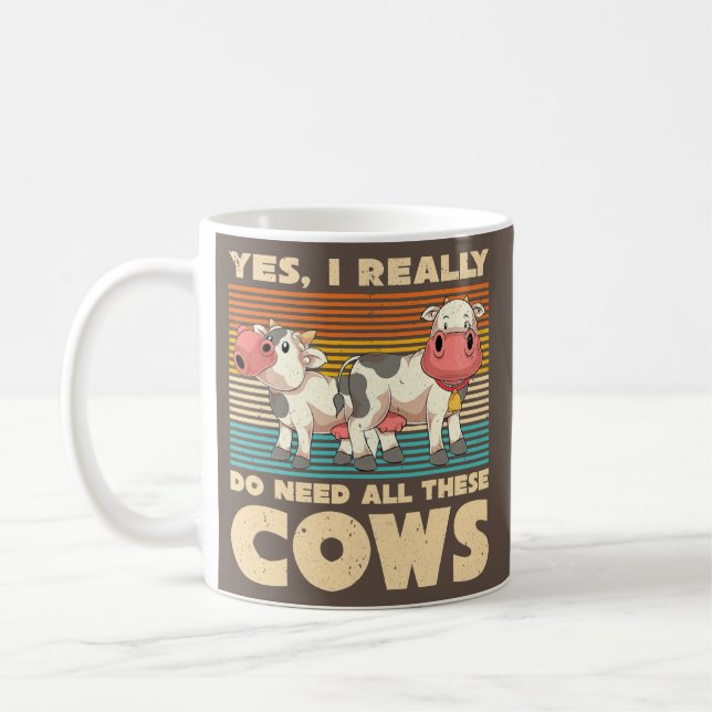 Mug Agriculture Cow Lover Amusant Fermier Fermier Anim (Gauche)