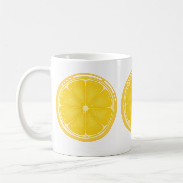Mug Agrumes TROPICALES FRUITS D'ÉTÉ Citrons d'orange (Gauche)