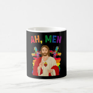 Mug Ah Hommes Drôles LGBT Fierté Gay Jésus Chrétien