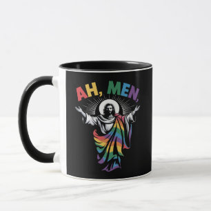 Mug Ah Men Drôle LGBT Fierté Gay