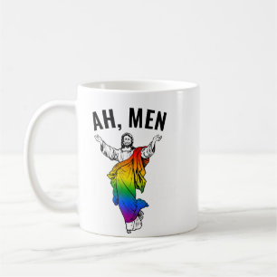 Mug Ah Men - Jésus drôle Mème