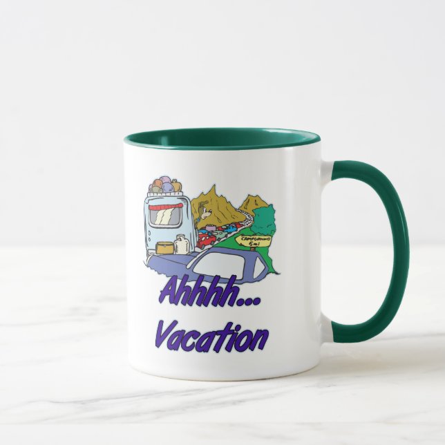 Mug Ahh Camping de vacances (Droite)