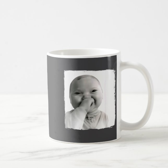 Mug Ai Baby Giggling Holding Back Laugh Funny Viral Ge (Droite)