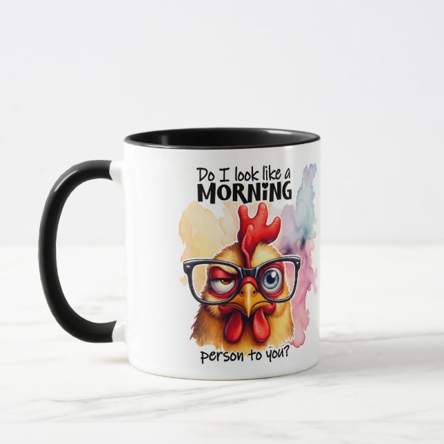 Mug Ai-Je L'Air D'Une Personne Du Matin ? (Gauche)