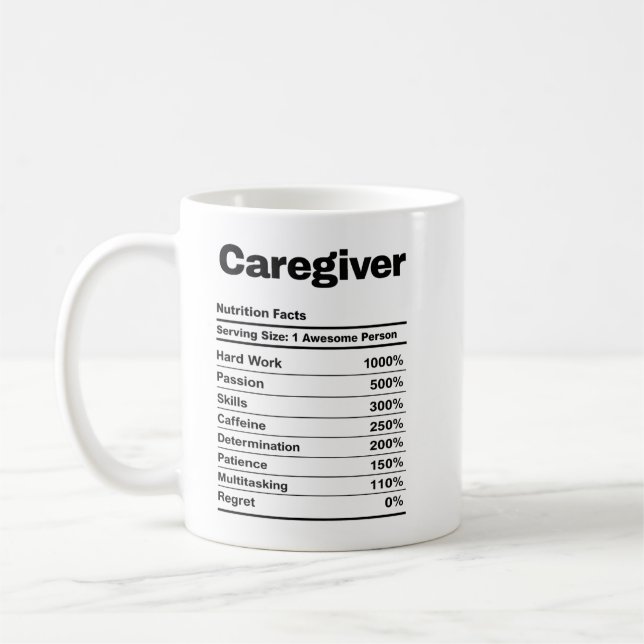Mug Aidant de propriété drôle | Bonne fête des aidants (Gauche)