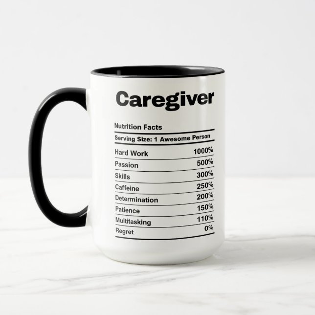 Mug Aidant de propriété drôle | Bonne fête des aidants (Gauche)