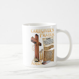 Mug Aidants de soins Prière Croix chrétienne Foi Espoi