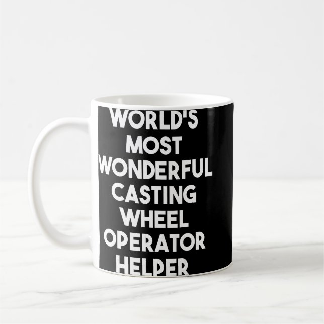 Mug Aide de l'opérateur de roue de moulage le plus mer (Gauche)