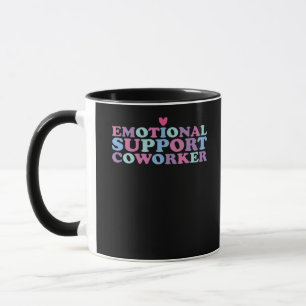 Mug Aide émotionnelle Coworker Chill Mème et Viral