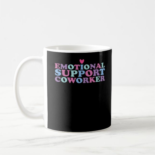 Mug Aide émotionnelle Coworker Chill Mème et Viral (Gauche)