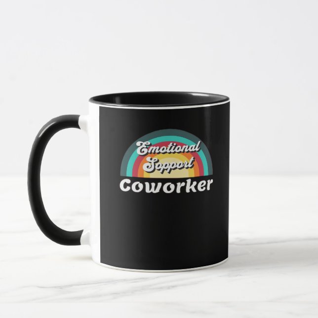 Mug Aide émotionnelle Coworker Classic Chilling Meme (Gauche)