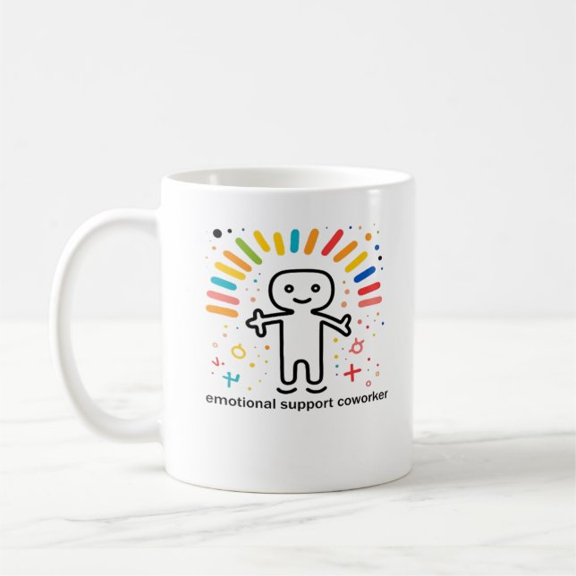 Mug Aide émotionnelle Coworker Viral (Gauche)