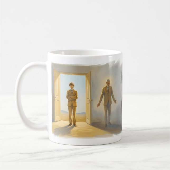 Mug Aide ! — Un homme perdu dans le brouillard trouve  (Gauche)
