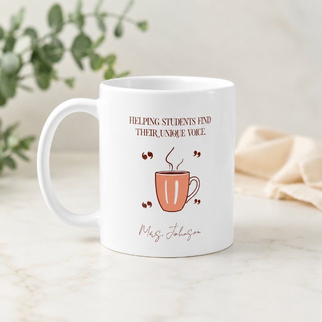Mug Aider les élèves à trouver leur voix unique Enseig (Créateur téléchargé)