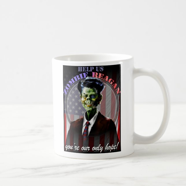 Mug Aidez-nous zombi Reagan ! (Droite)