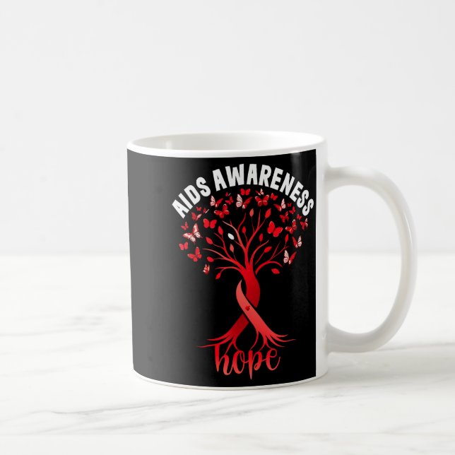 Mug Aids_hiv Awareness World Aids Day Red Ribbon Hope  (Droite)